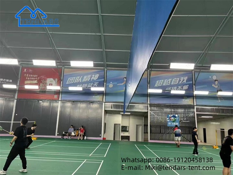white badminton court tent white badminton court tent